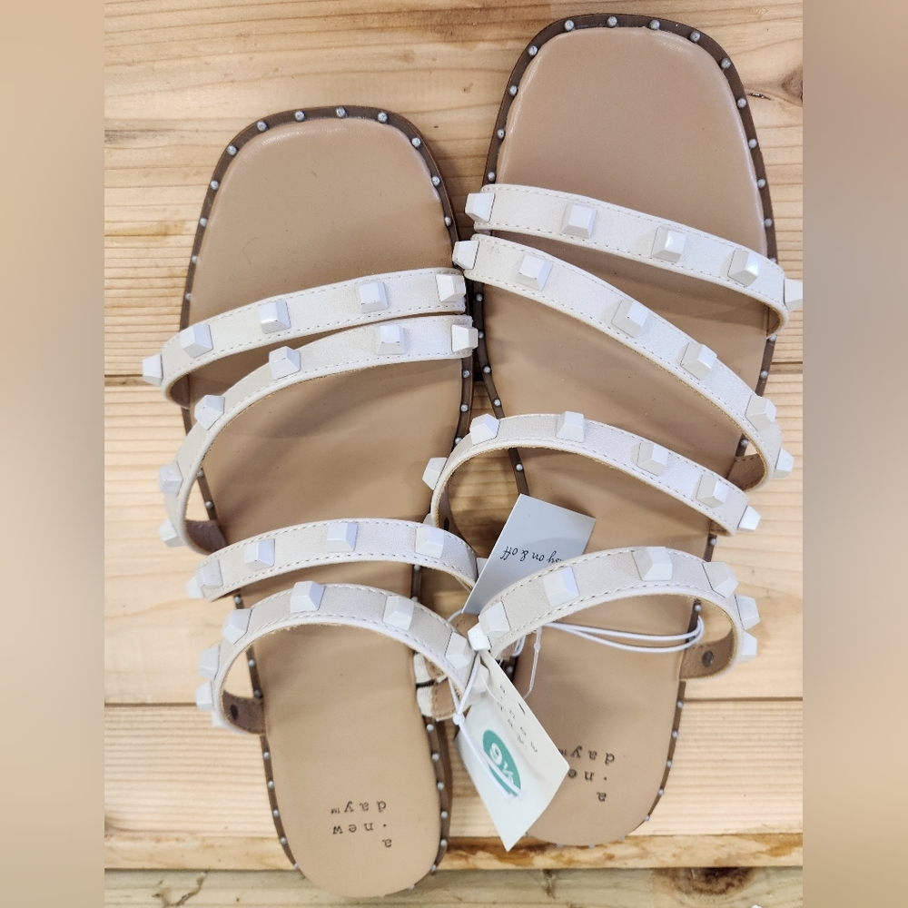 Women's Target A New Day Hollis Embellished Slide Sandals Size 9.5 New
